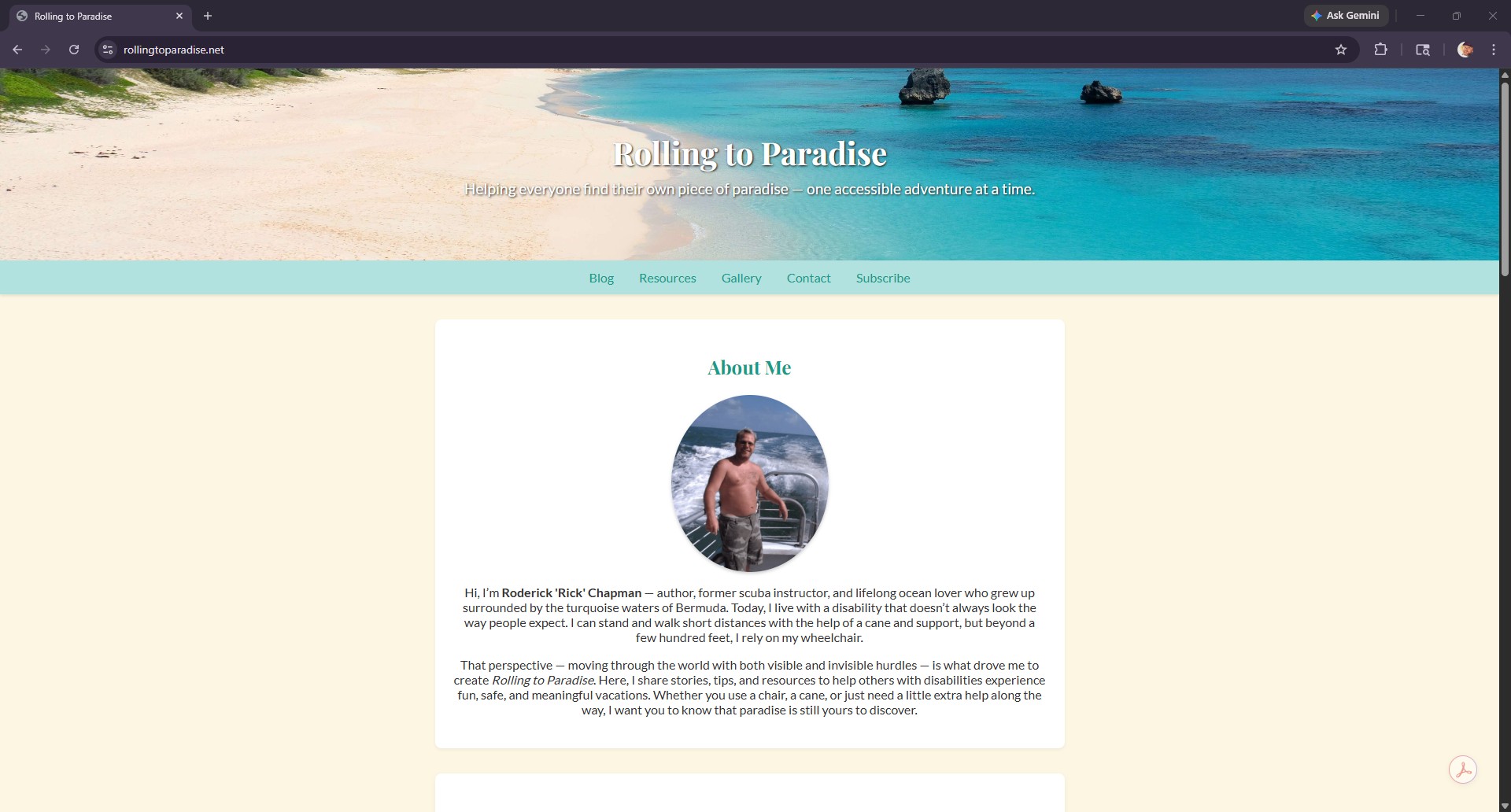 Rolling to Paradise travel blog